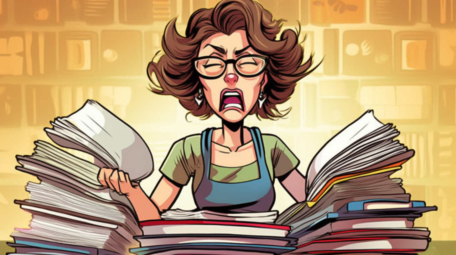 Image of a Desperate housewife looking for a recipe